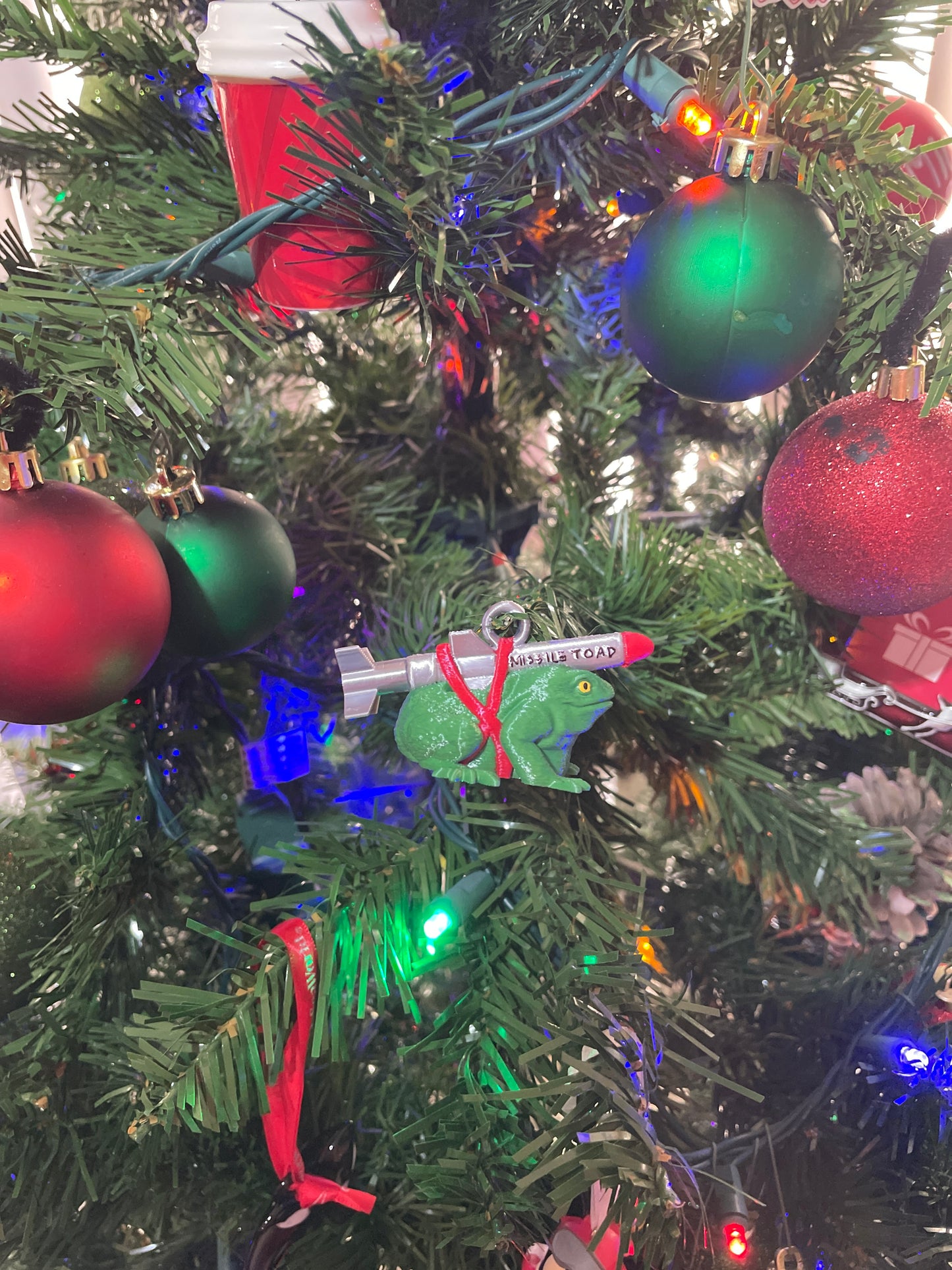 “Missile Toad” Holiday Ornament