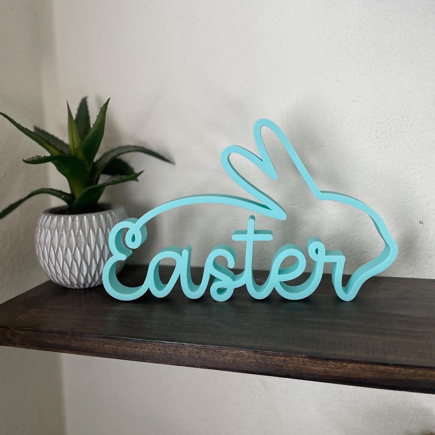 Easter Bunny Sign – Religious Home Decor