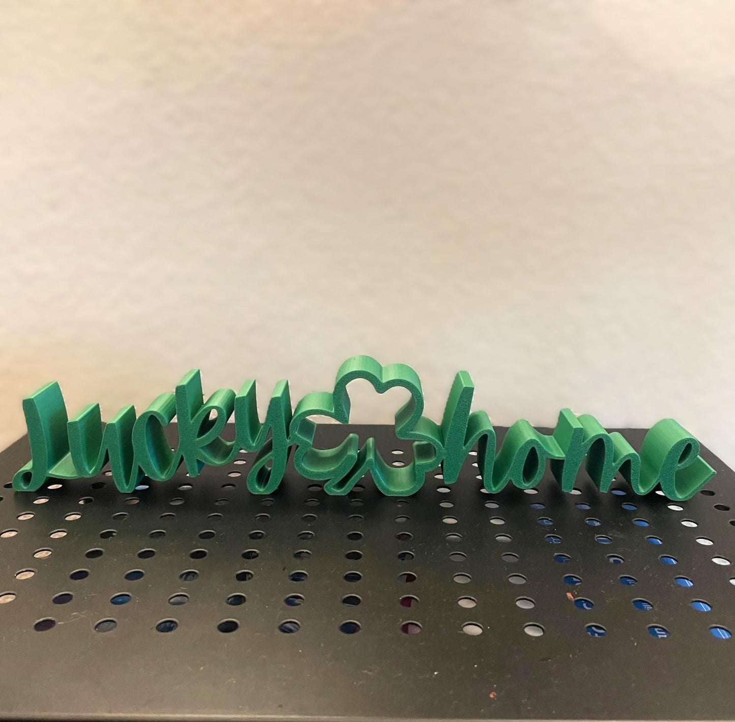 Lucky Home Shamrock Sign, St. Patrick's Day Decor
