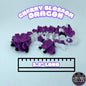 Cherry Blossom Dragon, Articulated Flexi Dragon, Sakura Fantasy Desk Toy & Kawaii Gift